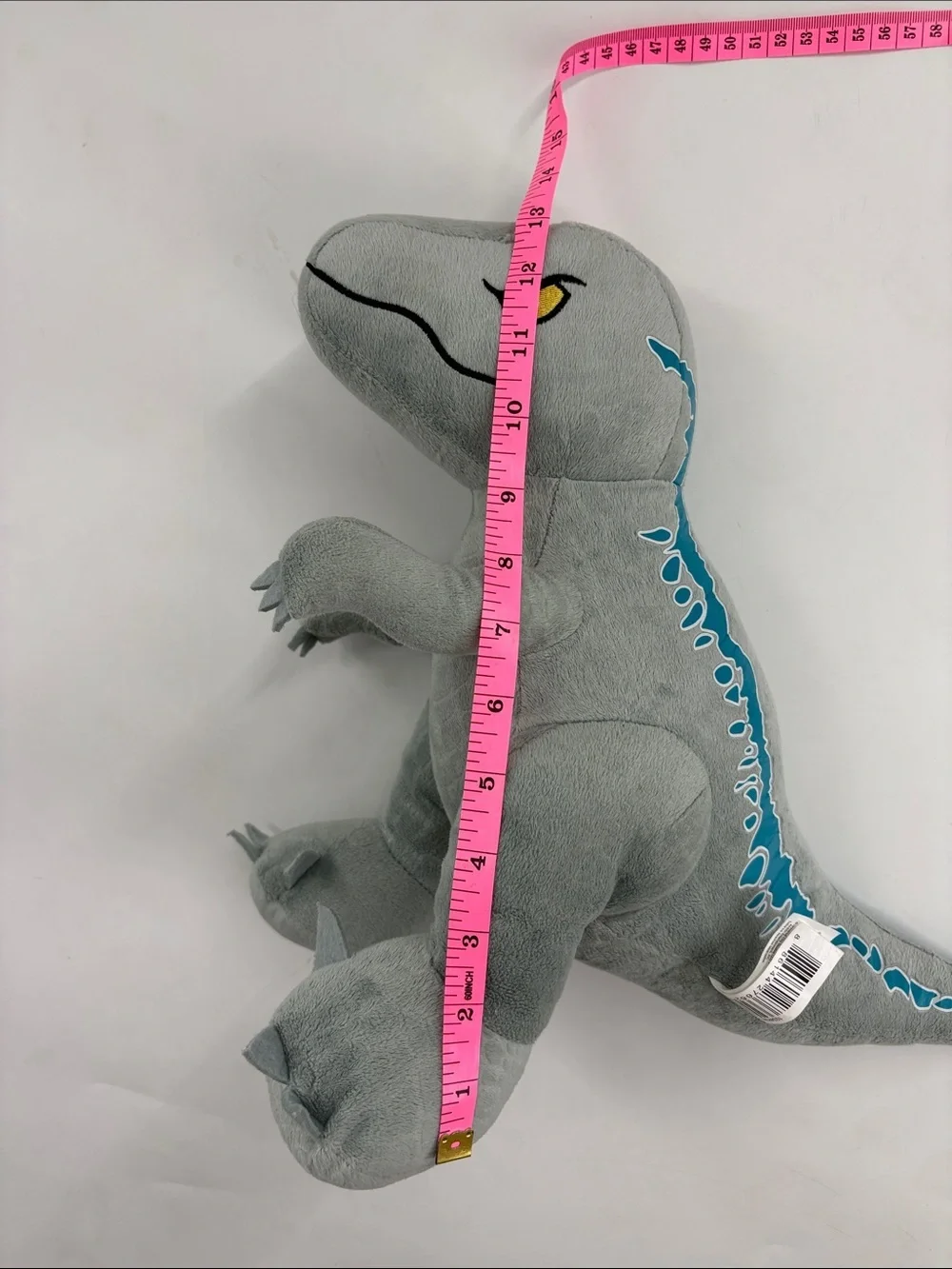 Gray Dino Plush Stuffed Animal - Soft Kids Toy